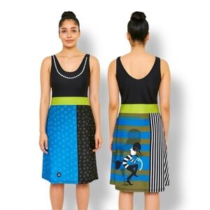 VOLT #42 Bandit Sleeveless Dress Polyester Spandex Blend Rare Design US Sz 10